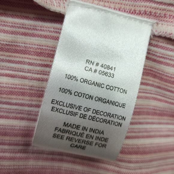 Old Ranch Dress Womens L Pink Embroidered Striped Sleeveless Allegra Pockets - Picture 6 of 11